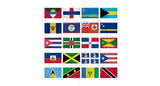 Handheld Caribbean Flags